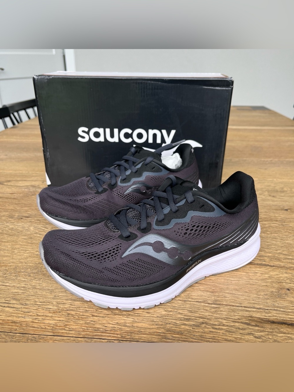 Sizes 6 & 7.5 Women Saucony Ride 14 Sneakers S10650-45 Black Charcoal